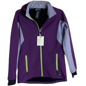 🌸2/$25 NWT Dickies Purple Lime Lightweight Performance Jacket Coat